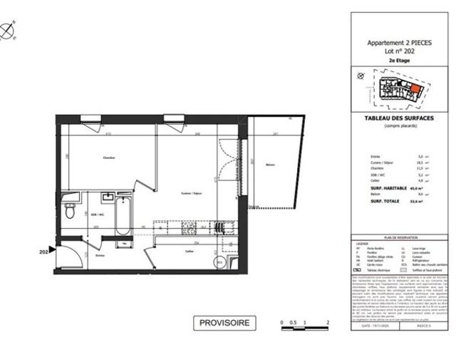 T2 Neuf 45.10 m2 2éme étage La Roche sur Forn