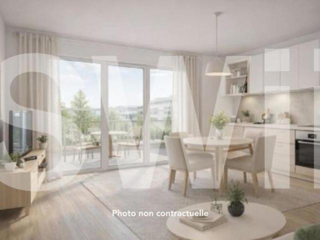 T2 neuf 50 m² + terrasse Sud 21 m² + parking – Aix campagne