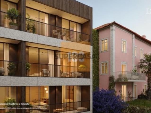 T2 novo com terraço Palacete Douro
