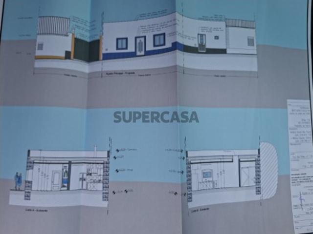 T2 para renovação para habitação em Rua das Paias em Veiros Estremoz com projeto na Camara Municipal