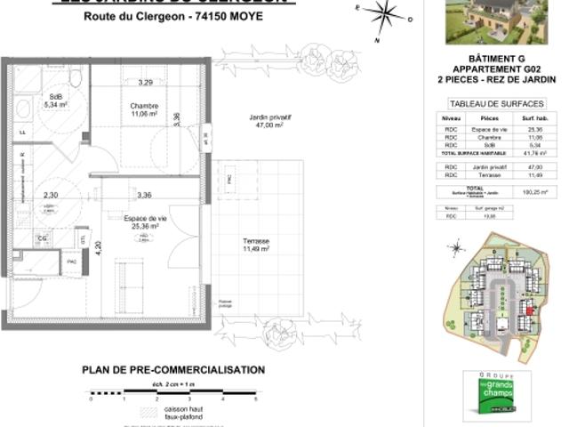 T2 REZ DE JARDIN NEUF EN FRAIS DE NOTAIRE REDUITS
