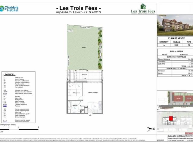 T2 REZ DE JARDIN