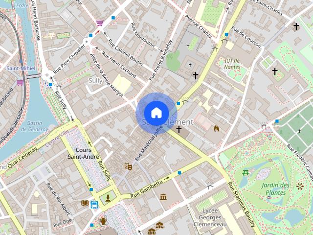 T2 RUE DU MARECHAL JOFFRE CENTRE VILLE NANTES
