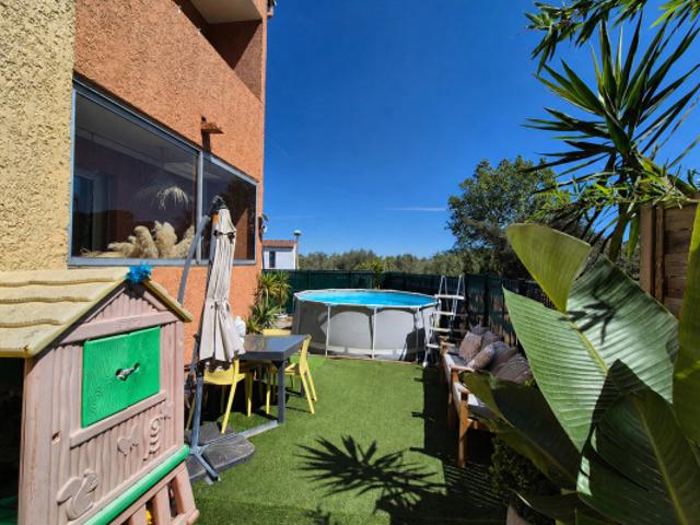 T4 80 m2 en rez de jardin Le Pradet