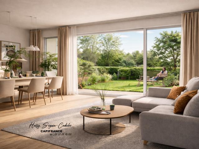T4 86 m² + jardin 91 m² – 3 chambres – Terrasse – Parking