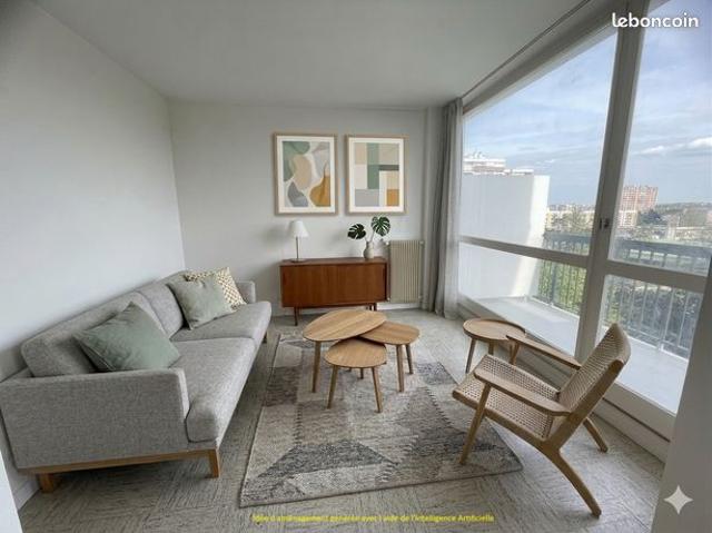 T4 89 m² avec terrasses et vue