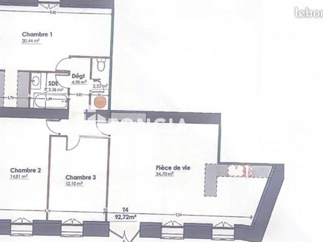 T4 92,72 m² rénové – Centre Thézan lès Béziers