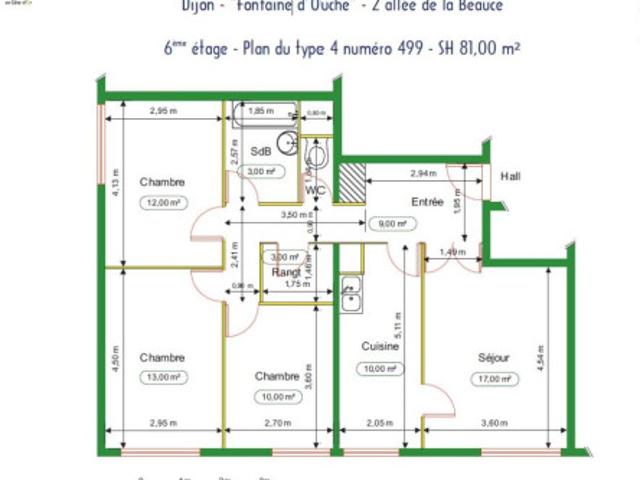 T4 à Dijon à louer Locagestion, expert en gestion locative