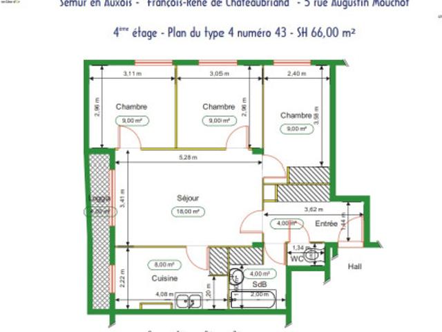 T4 à Semur En Auxois à louer Locagestion, expert en gestion locative