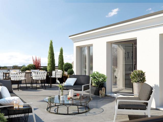 T4 AVEC TERRASSE ET BOX THONON LES BAINS