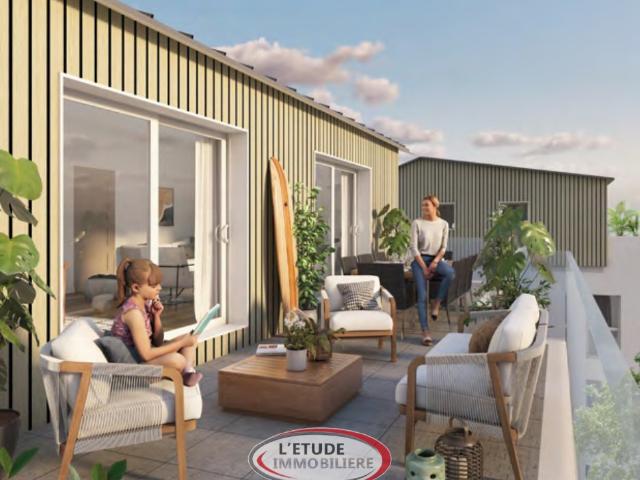 T4 de 100m2 en attique proche commerces et plage