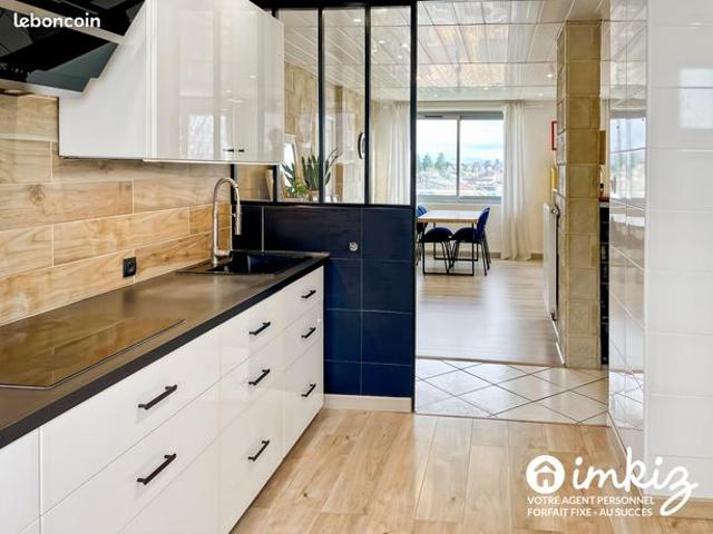 T4 de 103 m² traversant, 3 ch, sans vis à vis
