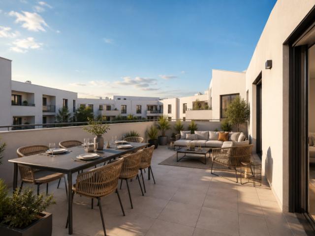T4 duplex 94 m² ¦ Quartier Beaux Arts ¦ Terrasse 35 m² ¦ Neuf visitable immédiatement