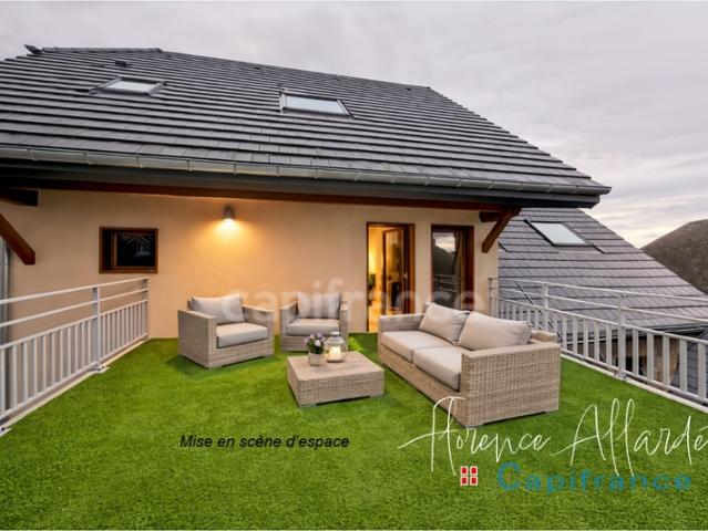 Duplex esprit maison avec terrasse de 40 m² entre Aix les Bains et Annecy SAINT OFFENGE 73