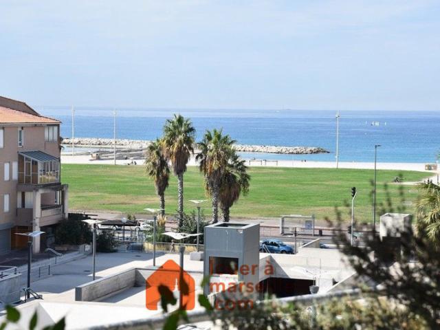 T4 meublé avec terrasse, vue mer, les plages