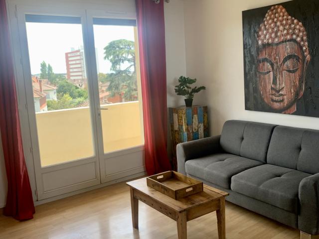 T4 MEUBLÉ VUE PANORAMIQUE DEGAGEE TOULOUSE BONNEFOY