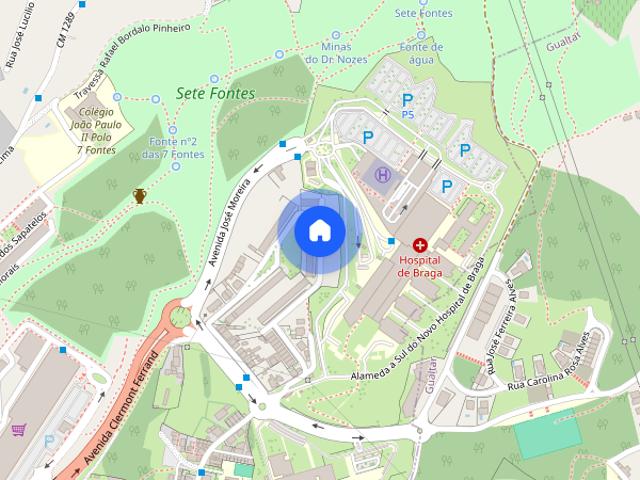 T4 mobilado com 4 quartos em Braga UMinho