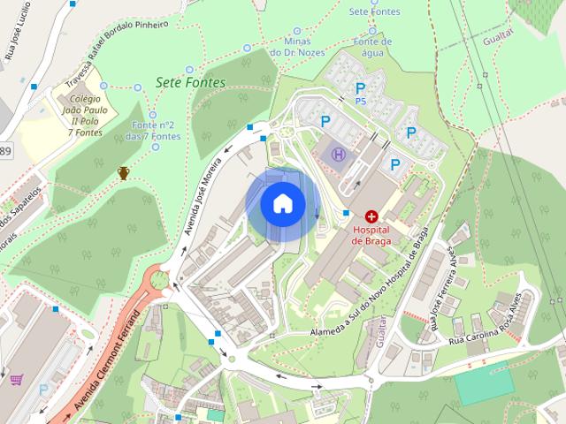 T4 mobilado com 4 quartos em Braga UMinho