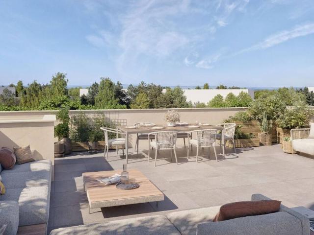 T4 NEUF terrasse 57 m2 vue mer + parking