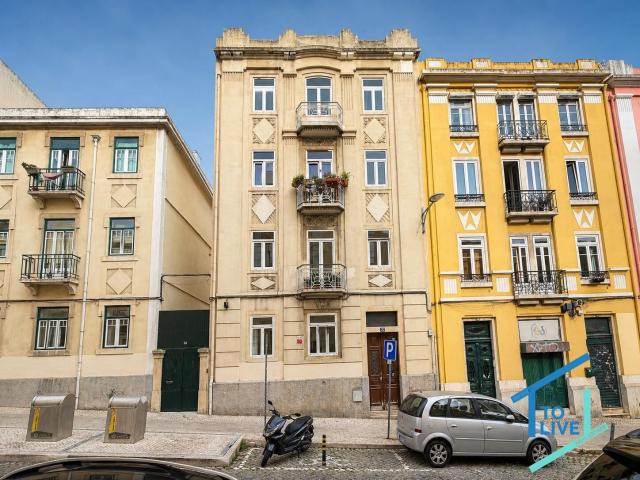 T4 Remodelado com Charme | Zona dos Anjos – Rua de Moçambique, Lisboa | 120 m2 | Último Andar