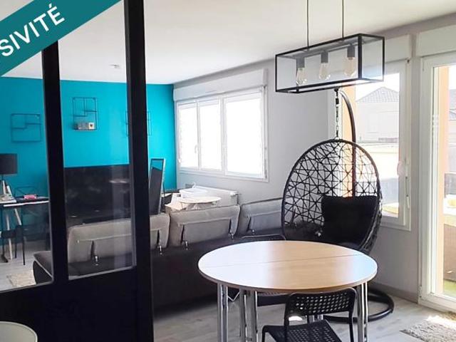 T4 rénové avec balcon, garage et cave