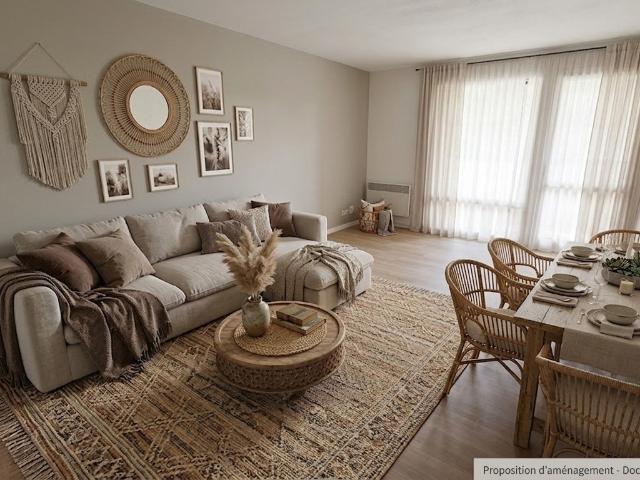 T4 spacieux, lumineux avec balcon et dressing
