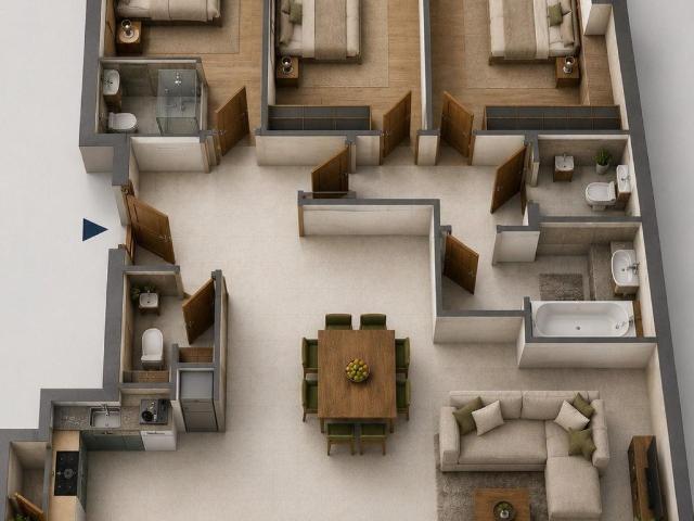 T5 avec terrasse de 55m²