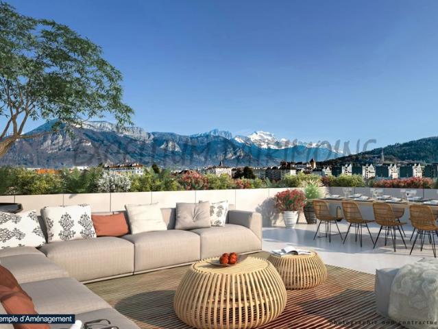 T5 d’exception avec terrasses et garages au cœur d’Annecy