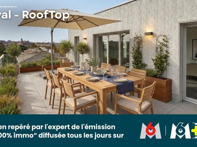T5 Rooftop Neuf 132 m² + Terrasses Xxl Laval Centre 132m² Laval