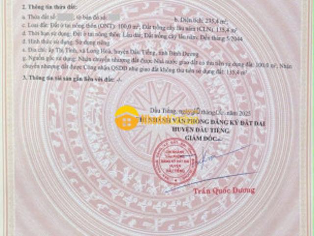 Đất mặt tiền đường tỉnh đt750 nằm sát kcn