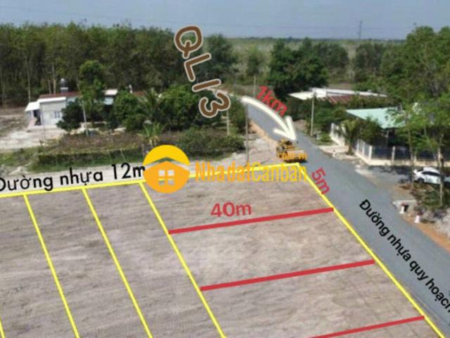 Đất nền sổ sẵn hớn quản khu phố tàu ô, tân khai, bình phước