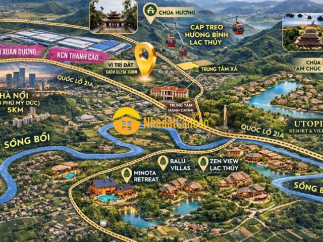 Đất cao dương, lương sơn hòa bình cách hn 400m