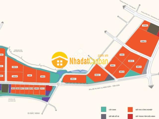 Đất công nghiệp kcn tiên sơn ninh sơn, bắc ninh sổ đỏ đến 2075