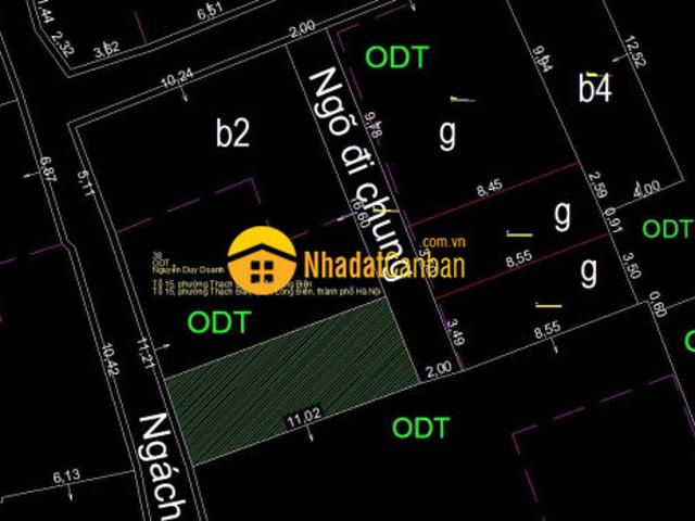Đất đẹp 2 mặt thoáng đường ô tô ngõ phố nguyễn văn linh dt 45m2. Giá 7.35 tỷ