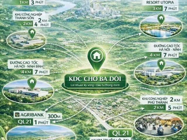 Đất trung tâm – kdc chợ ba đồi – tt ba hàng đồ