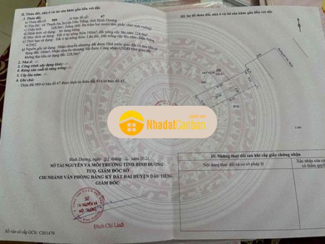 Đất 10x35m mặt đuờng 744