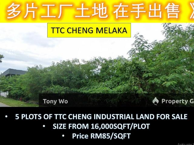 Taman Technology Cheng Industrial Land For Sale