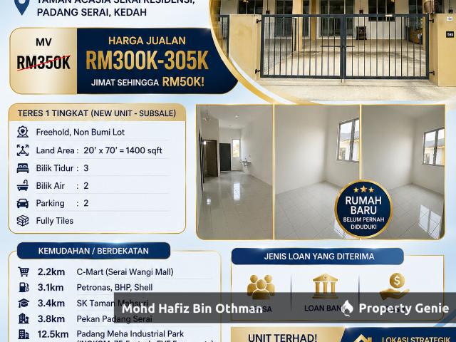 TAMAN ACASIA SERAI RESIDENSI, PADANG SERAI