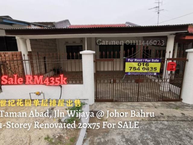 Taman Abad/ JB Town/ Single Storey House/ Renovated