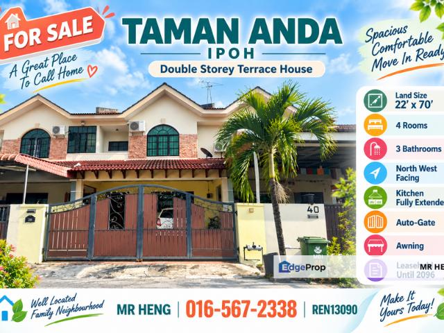 Taman Anda Tasek Ipoh 2 Storey House