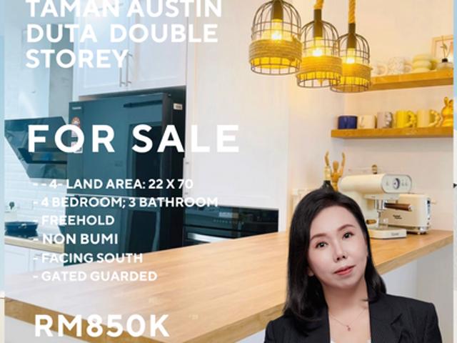 Taman Austin Duta @ Austin Duta 4 Double Storey Fully Furnish