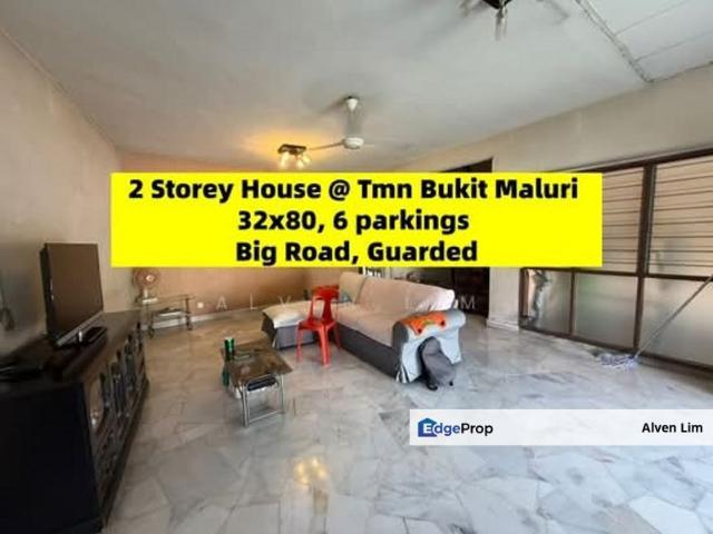 Taman Bukit Maluri Kepong, 32x80, Well Kept Unit, 2 Storey House, Guarded