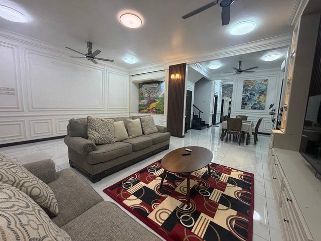 Taman damansara aliff tampoi double storey with furnished for rent