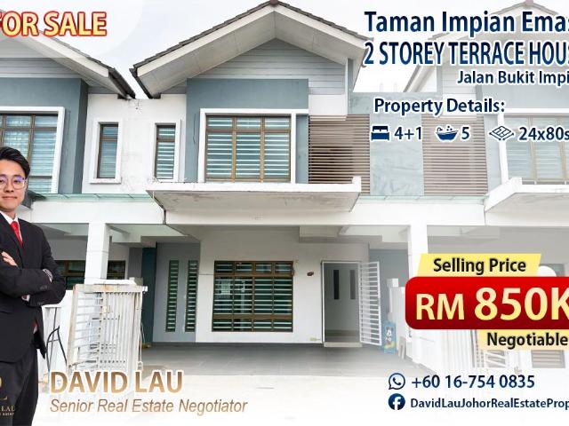 Taman Impian Emas 2 Storey 24x80 Terrace House