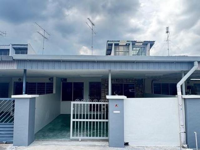 Taman Indah Jaya Kluang Single Storey Terrace House 100 full loan