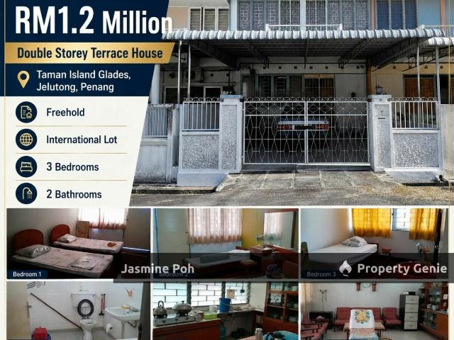 Taman Island Glades, Jelutong, Penang For Sale