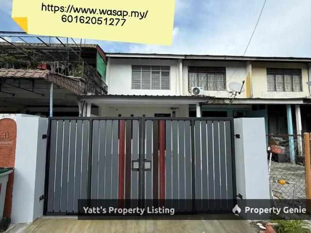 Taman Johor Jaya, Johor Bahru 2sty Low Cost Terrace for Sale RM428k  Bank Value: RM450,000 www.wasap.my/60162051277