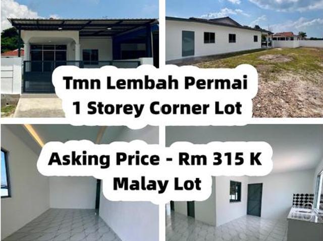 Taman Lembah PermaiFull Loan1Stry Terrace Corner For Sale Fully Reno