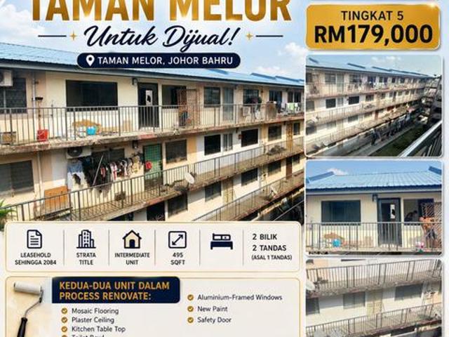 Taman Melor Johor Bahru Low Cost Flat Level 3