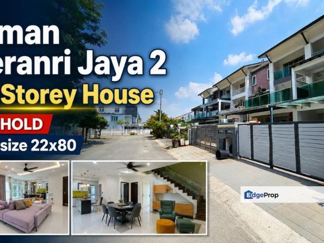 Taman Meranti Jaya MJ2 Puchong 2.5 Storey House For Sale Freehold Land Size 22x80 Build Up 3000sqft Have Extra Parking Bigger Car Porch